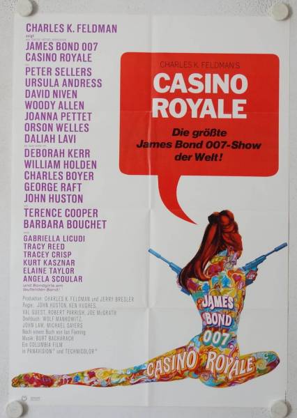 James Bond 007 - Casino Royale originales deutsches Filmplakat (R70)